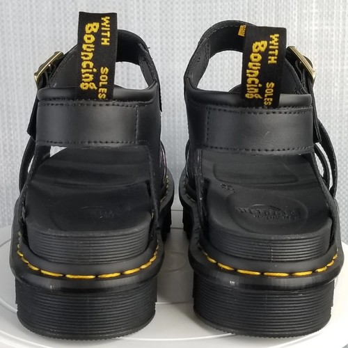 DR. MARTENS BLAIRE VINTAGE FLORAL LEATHER STRAPPY GLADIATOR SANDALS WOMENS US 9 - Picture 11 of 16