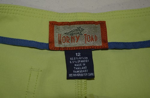 Horny Toad Womens Shorts Lime Green size 12 - Picture 3 of 3