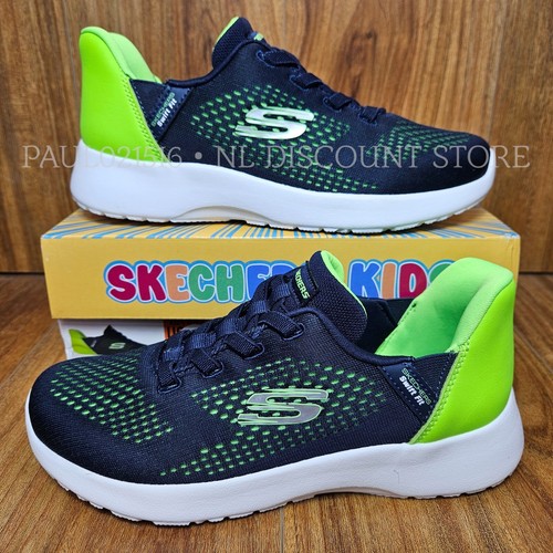 SKECHERS Boys' Hands-Free Swift Fit Sneaker Shoes Slip On Bungee Style - Picture 1 of 5