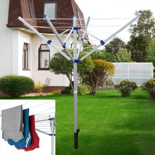 2024 Wäschespinne 38m Leinenlänge XL 190cm hoch Wäscheleine 4 Seiten 10 Ebenen* - Bild 2 von 13