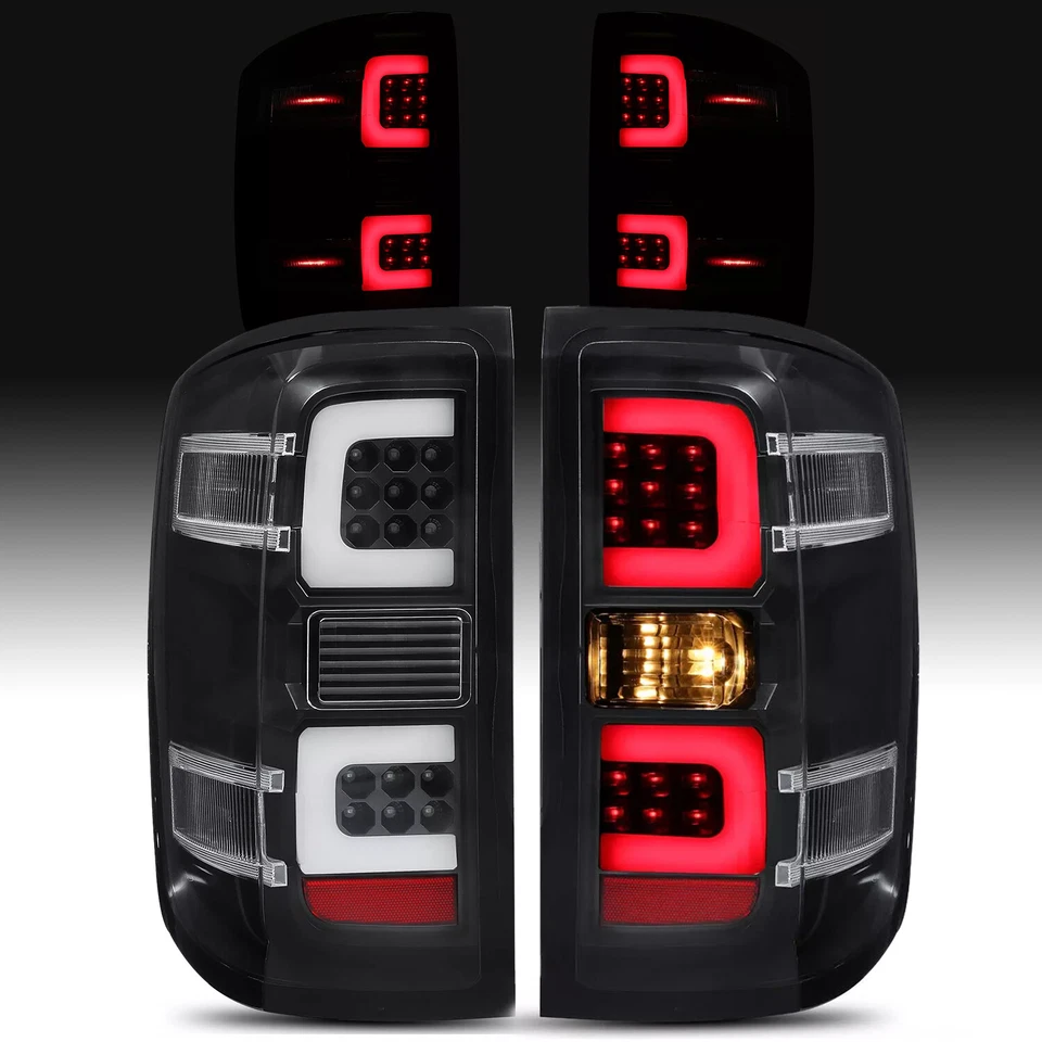 Luces traseras LED secuenciales para Chevy Silverado 1500 2500 3500HD 2014-2018 Foto 3 de 4