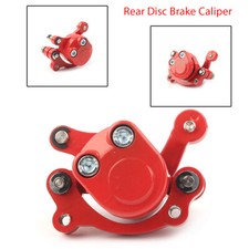 Rear Disc Brake Caliper Pads For 47cc 49cc Mini Pocket Bike ATV Quad Motor Red