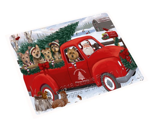 Christmas Santa Express Delivery Red Truck Refrigerator Magnets, Dogs, Cats, Pet - Picture 14 of 98