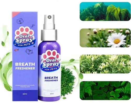 Pet Teeth Cleaning Spray- Pet Breath Freshener Oral Spray - Picture 2 of 6