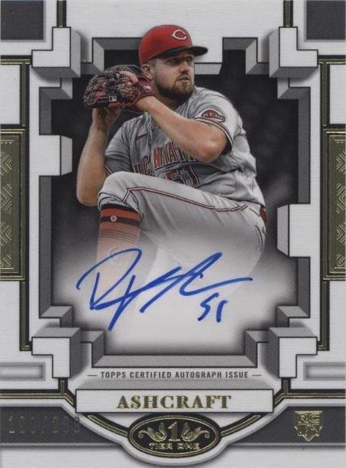 2023 Topps Tier One - Graham Ashcraft #BOA-GA1 - 1 of 1