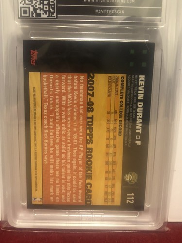 2005-06 /100 Upper Deck Gold Sweet Shot Chris Paul Rookie Card #149 HGA 9 Graded - Picture 4 of 4