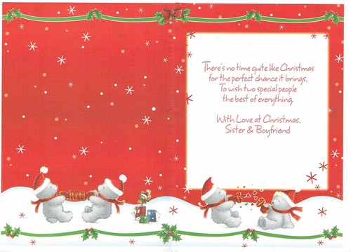 Christmas Card Friends Relation Various Titles GREAT SELECTION TO CHOOSE FROM cu - Picture 100 of 252