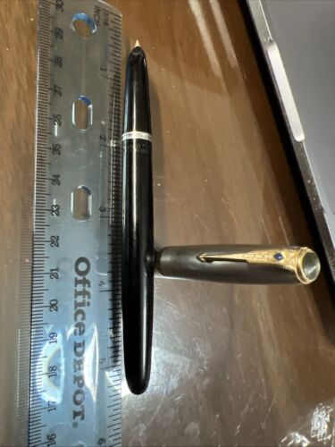 Parker 51 Blue Diamond Fountain pen Vintage Black Body - Picture 18 of 18