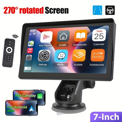 7-inch HD Touch Screen Car Stereo Portable Car Monitor Carplay For Android Auto - Picture 11 of 17