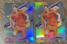 (2) 2023 Topps Finest MLS Thor Ulfarsson Refractor RC Houston Dynamo #53