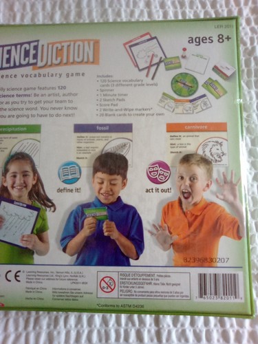 Learning Resources Science Diction Science Vocabulary Game - Age 8+ - 4+ Players - Picture 7 of 8