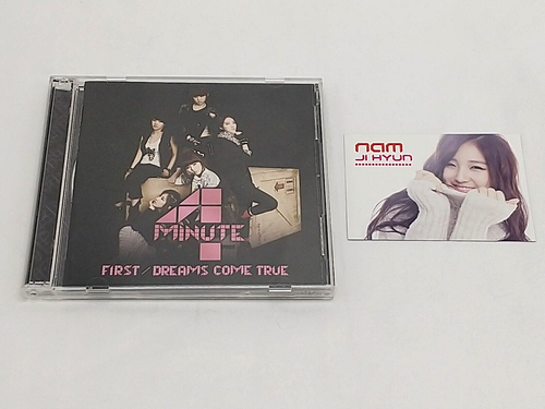 4Minute Single Album First Dreams Come True Japan CD + DVD +Obi - Ji Hyun Card - Bild 3 von 7