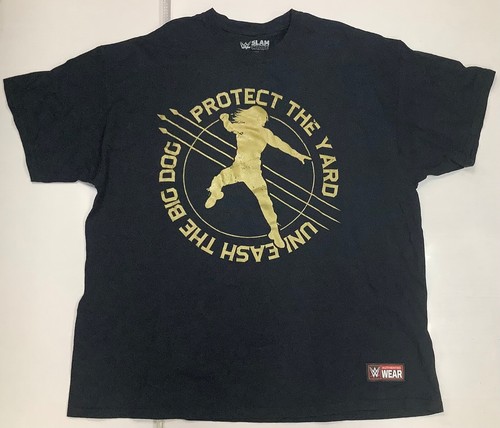 Roman Reigns “Protect the Yard” T-Shirt 2XL WWE Slam Crate Exclusive Stone Cold - Picture 2 of 5
