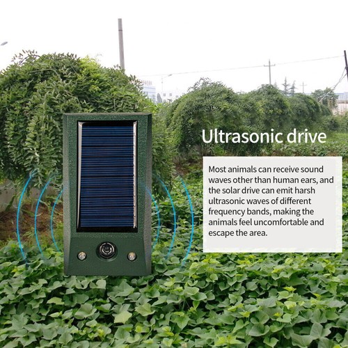 Solar Ultrasonic Animal & Pets Repeller Motion Sensor Bird Rat Possum Repellent - Picture 6 of 15
