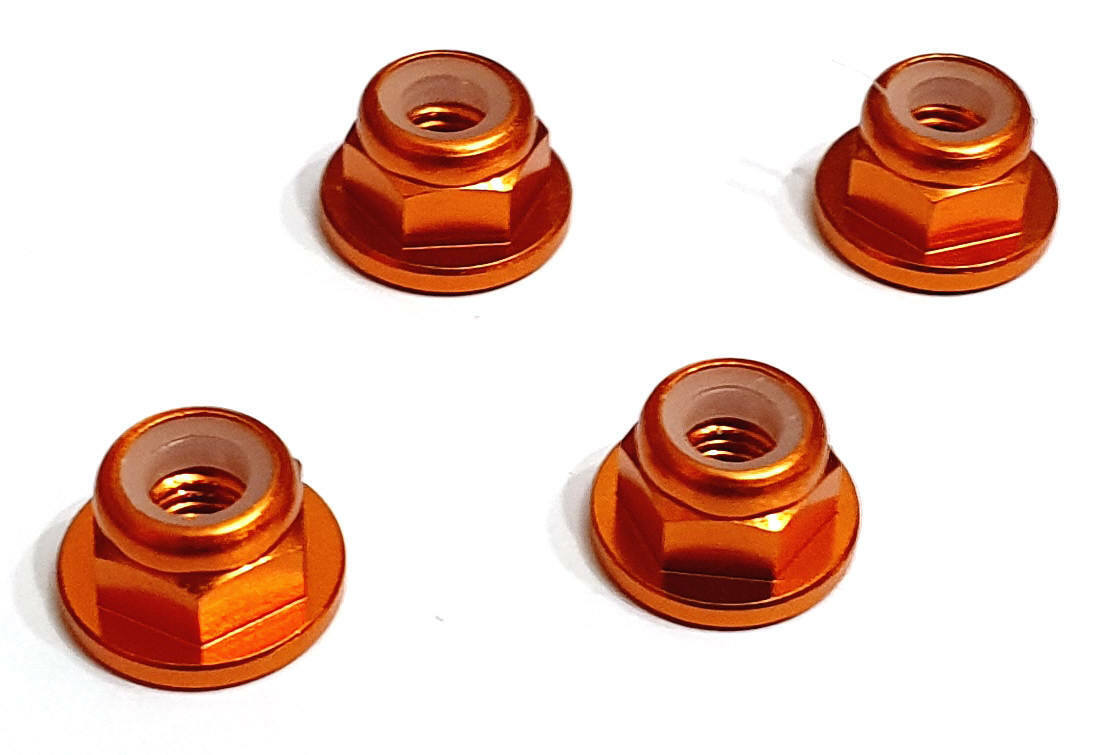 1/10 Scale RC Car Alloy M4 4mm Thread Nylon Lock Nut x4 for HSP Upgrade UK Stock - Picture 17 of 17