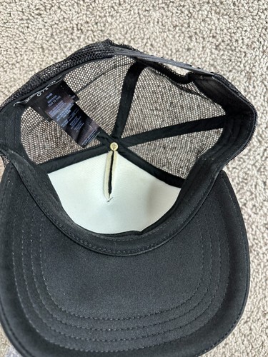 Volcom Stone Hat Mens OS Black Pink Mesh Snapback Trucker Cap Skater - Picture 8 of 9