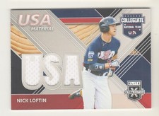 2020 Elite Extra Edition USA MATERIAL RELIC USAM-NL NICK LOFTIN RC Rookie Royals