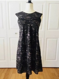 MNG-By-MANGO-Heather-gray-Floral-Print-Dress-Size-Small-Sze-M-Never-worn