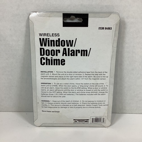 Bunker Hill Security 94983 2 Packs Door Window Entry Alarm easy installation - Picture 2 of 2