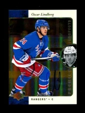 2015 OSCAR LINDBERG SP AUTHENTIC PREMIER PROSPECTS ROOKIE AUTO RANGERS *1292