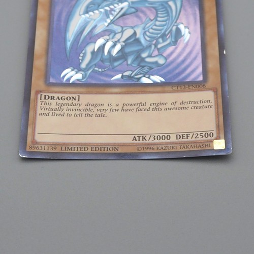 Yu-Gi-Oh Blue-Eyes White Dragon CT13-EN008 Ultra Limited Edition English n794 - Picture 4 of 7