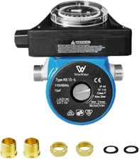 110V Circulation Pump with Timer, 100W 10 GPM Hot Water Recirculating Pump, Circ