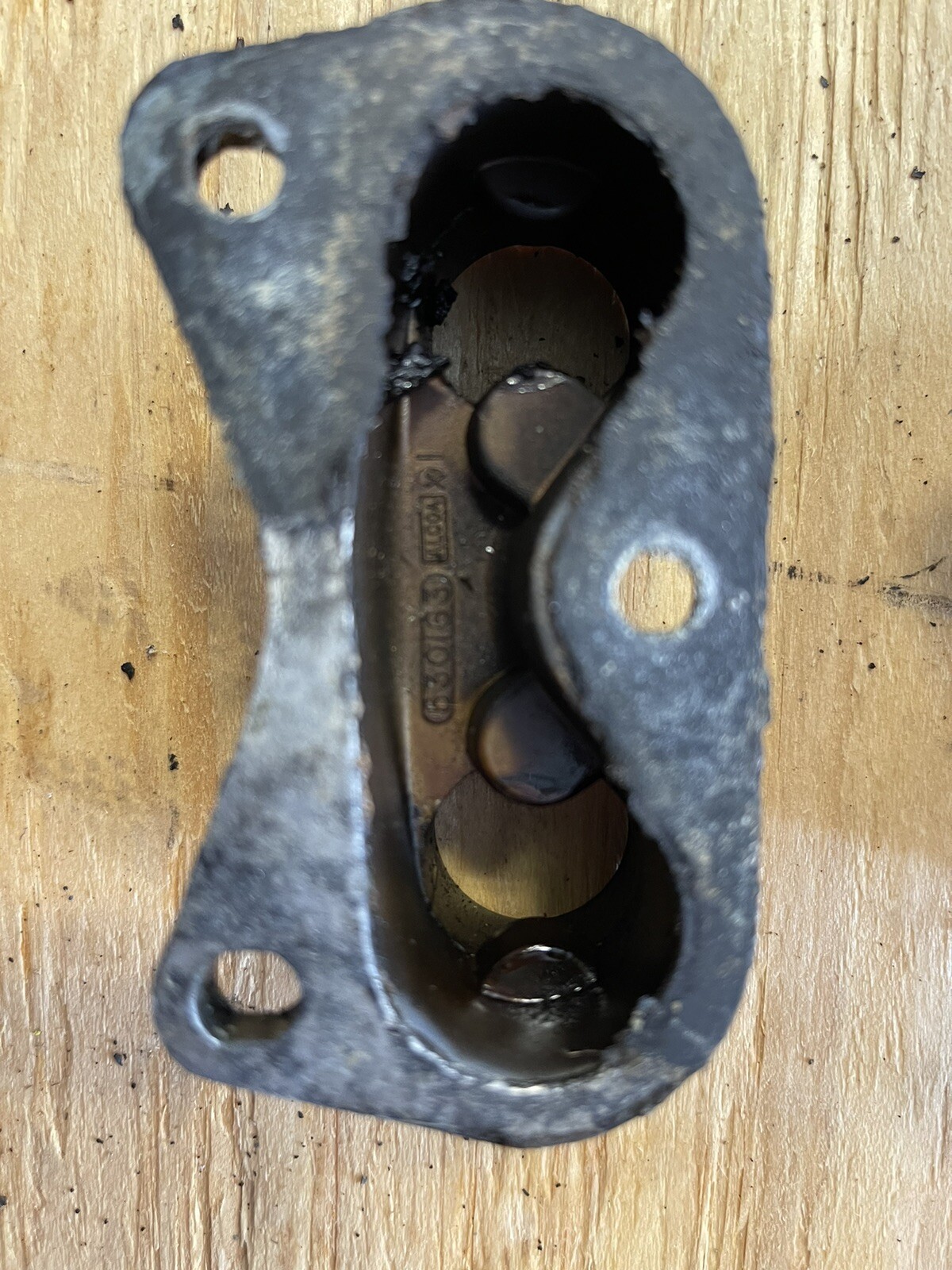 Continental O200A Flange Push Rod Tube Housing P/N 530163 LOT OF 4