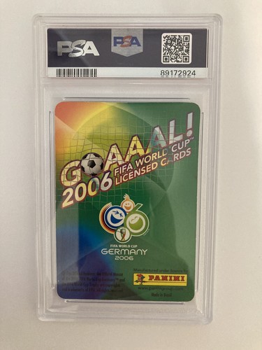 Andrea Pirlo 2006 Panini ¡Goaaal! - Hecho en Brasil Versión #81 Italia PSA 9 Pop 1 - Imagen 6 de 6