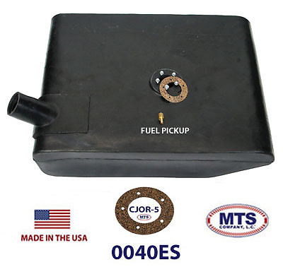 PLASTIC FUEL TANK MTS 0040ES FITS 45-64 JEEP CJ 2A, 3A, 3B up to Serial #39838 - Picture 2 of 3