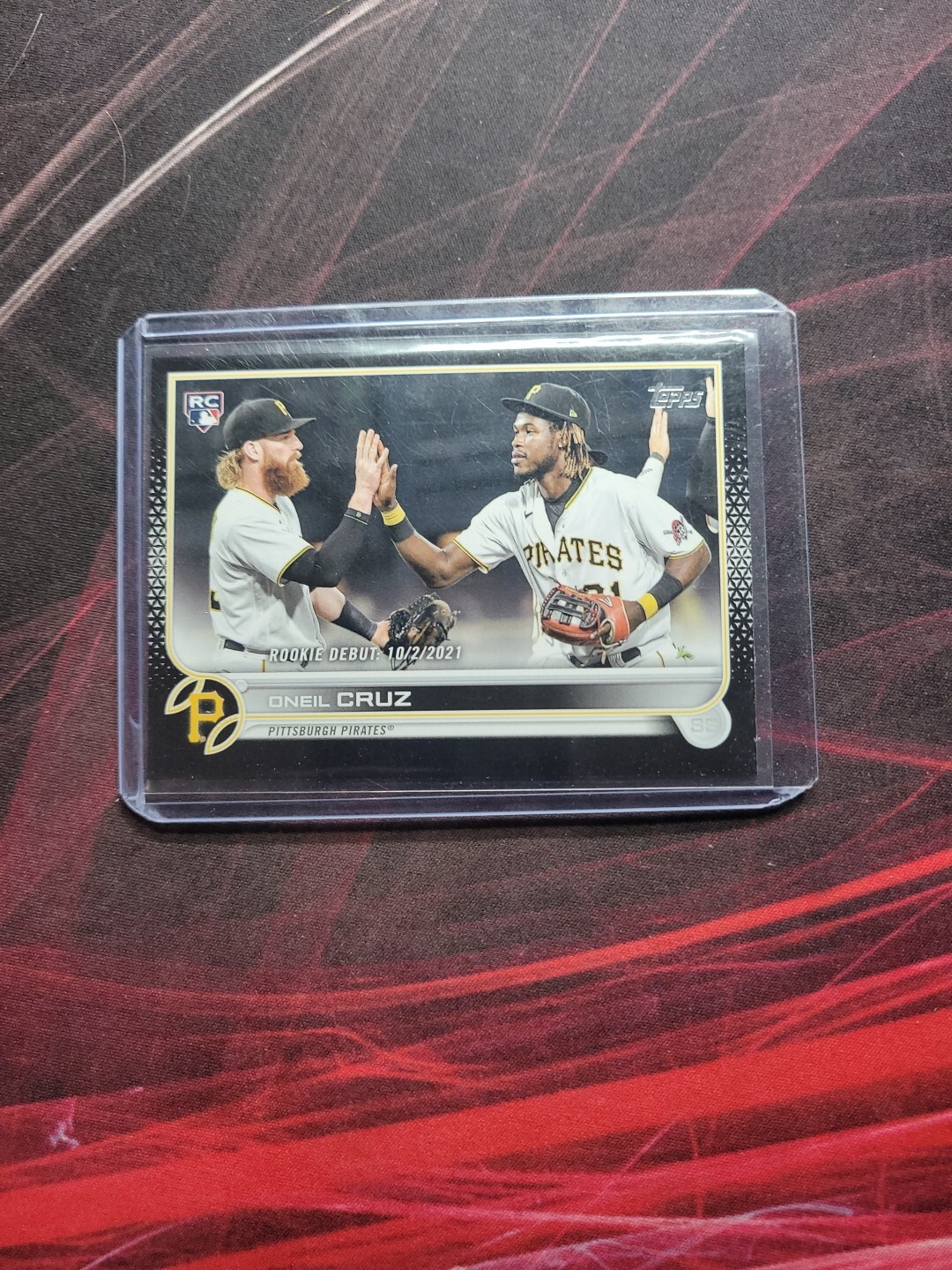 2022 Topps Update Oneil Cruz Black Parallel Rookie Debut RC #/71