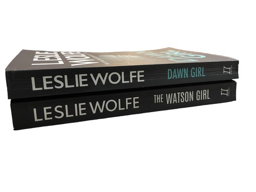 Dawn Girl The Watson Girl Hunter 3 PB Book Lot by Leslie Wolfe Suspense Crime - Picture 3 of 5