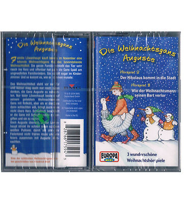 Die Weihnachtsgans Auguste Hörspiel MC Kassette Europa Neu