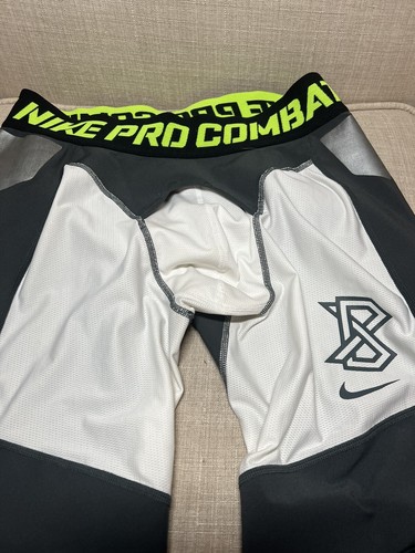 Nike Pro Combat Boys Size Large Leggings Impact Resistant Foam - Picture 5 of 15