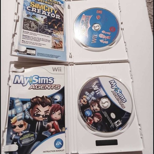MySims Kingdom & MySims Agents Nintendo Wii Complete Cib Lot of 2 - Picture 3 of 4