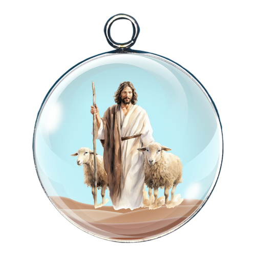 Dijes de cabujón de vidrio de la Paz de Jesús, dijes para hacer joyas - Imagen 9 de 20