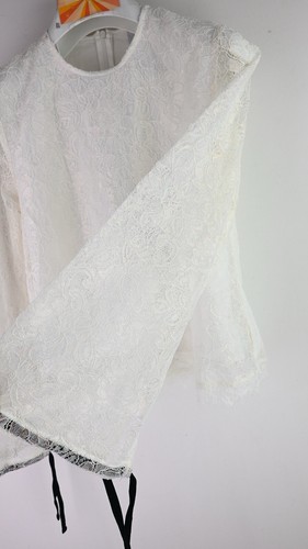 Lenni the Label “Void” Opaque lace blouse Size UK10 BNWT - Picture 6 of 13