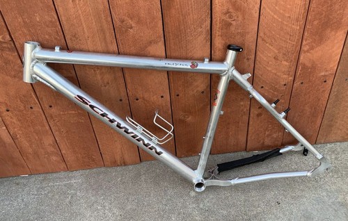 Vintage Schwinn Homegrown Mountain Bike Frame Polished Aluminum 17” medium size - Picture 2 of 23