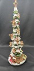 Angel Christmas Tree Snow Covered Instruments Blinking Lights & Music 15”