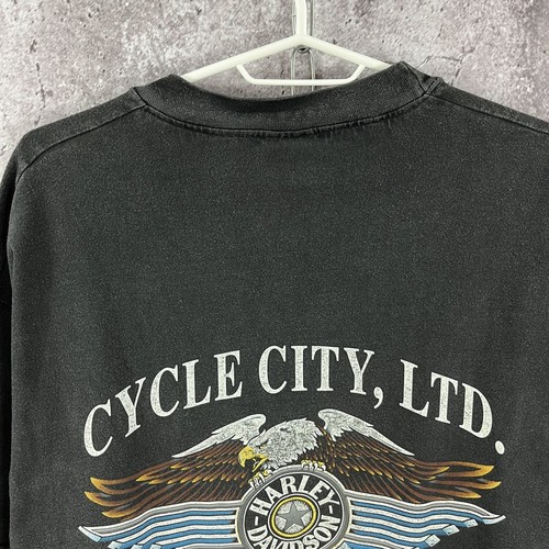 Harley Davidson 1995HD Eagle Hawaii Cycle City Honolulu Hawaii Größe XL - Bild 10 von 13