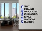 Wall Quote "Our Values" Sticker Decal Decor Transfer Quote Modern Art Vinyl