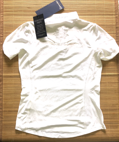 CAVALLO GITTY Damen Turniershirt weiß 42 Strass edel NEU %%% UVP89€ - Picture 6 of 9