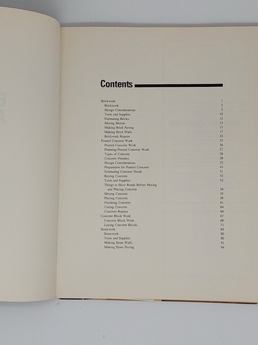 3M Guide To Brick Concrete & Stonework 1980 DIY Book + Crego Block & Stone Ad - Foto 4 di 10