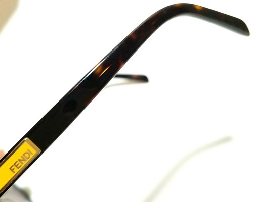 Gafas ovaladas Fendi F979 214 talla: 51 17 135 marrón Hanova sin lente - Imagen 11 de 12