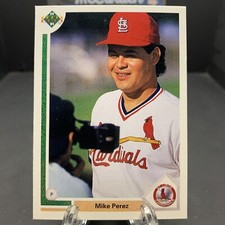 1991 Upper Deck Mike Perez #728 Rookie RC St. Louis Cardinals