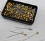 300pcs Gold Quilting Ball Pins 300pcs Round Head Sewing Pins - Gold Pearl Head Pins For Dressmaking & Crafts Washer Door Prop - Foto 5