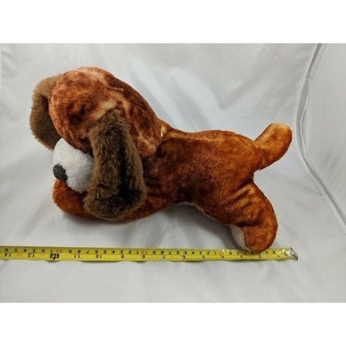 Knickerbocker Animals of Distinction Dog Plush Puppy Orange Brown Stuffed Animal - Picture 11 of 12
