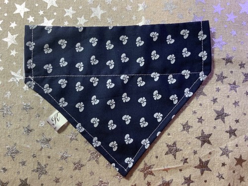 Handmade DOG BANDANA REVERSIBLE SLOT TOP Neckerchief Scarf Present Gift Puppy - Picture 41 of 64