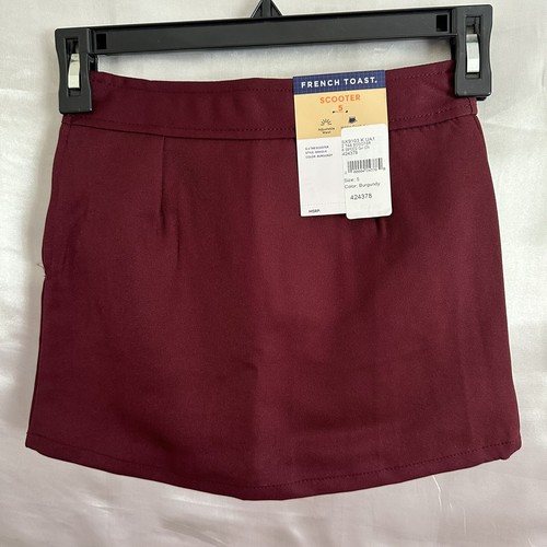 French Toast “Scooter” Burgundy Uniform Pleated Skort Size 5 GIRLS - Picture 2 of 8