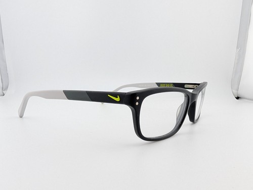 Nike solo montatura per occhiali da vista, NIKE 7237 002, 52-17-140, grigio e nero - Foto 6 di 16
