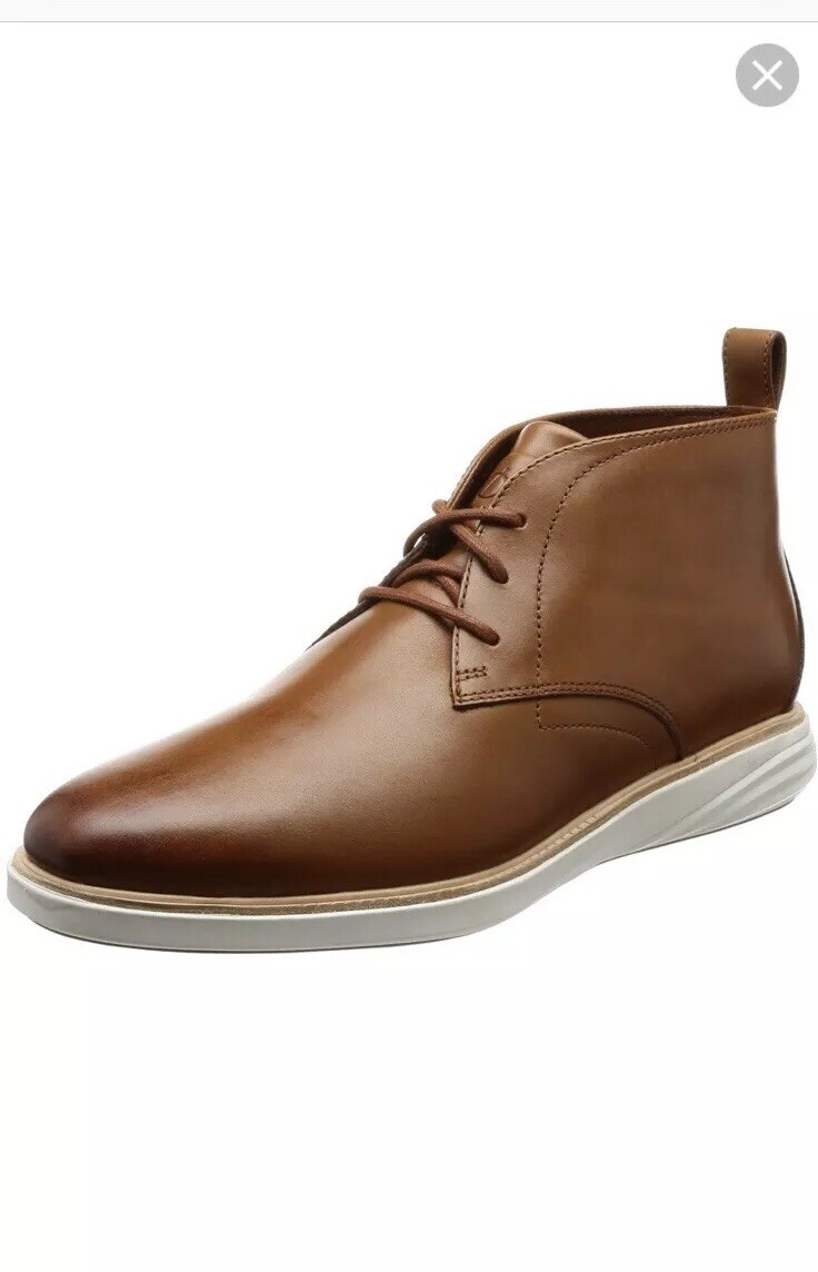 New Cole Haan Grand Evolution Chukka British Tan Leather Boot Size 7.5 MSRP New Cole Haan Grand Evolution Chukka British Tan Leather Boot Size 7.5 MSRP